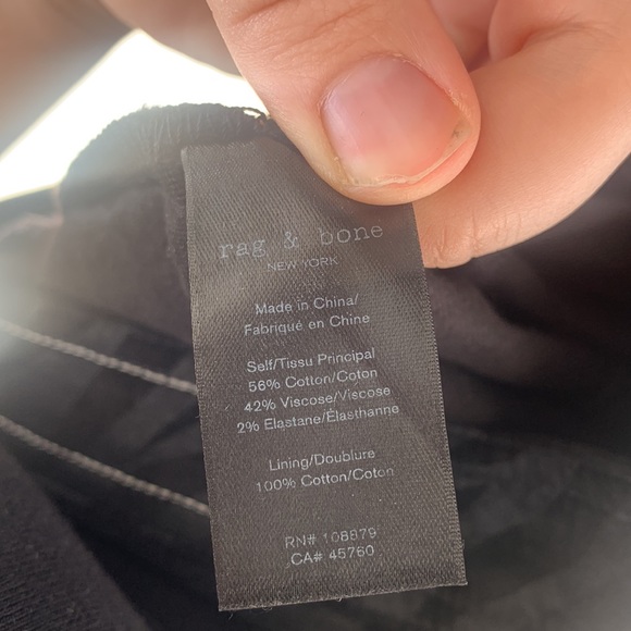 [rag & bone] Black Zebra Pattern Skinny Jeans - Size 24 - Picture 5 of 5